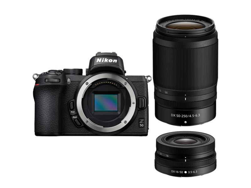 Nikon Z50 Dual Zoom Kit (16-50mm VR + 50-250mm VR)